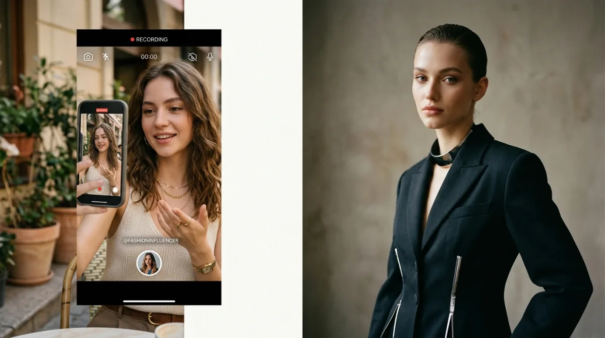 Marketing con Influencers vs Modelos Profesionales: Cuándo Usar Cada Uno
